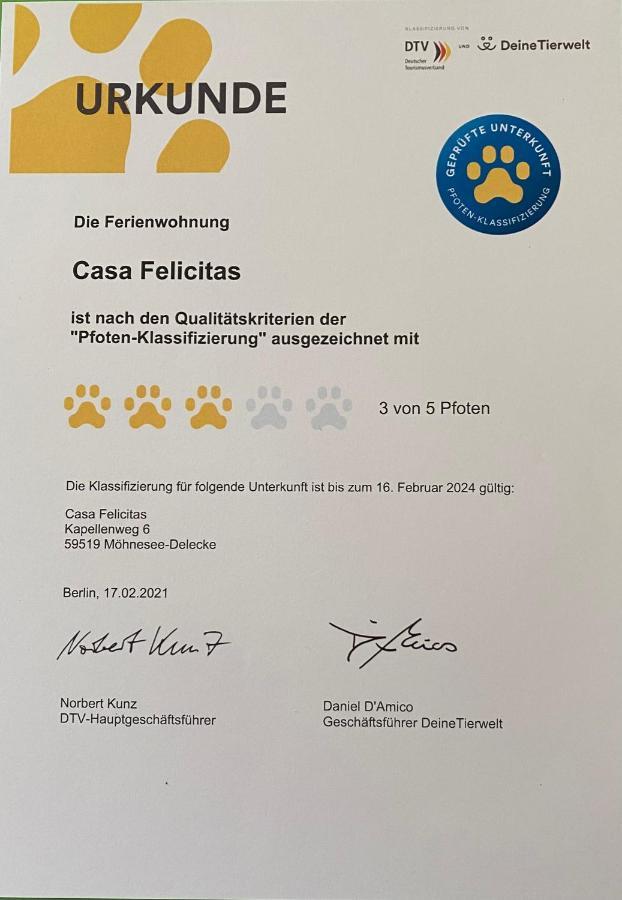 Casa Felicitas - Ferienwohnung & Studio Möhnesee Zewnętrze zdjęcie